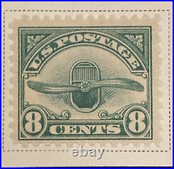 1918 & 1923 US Air Post Stamps Complete Set Scott C1, C2, C3, C4, C5, C6. MH