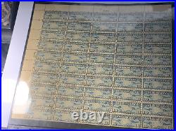 1923 10 CENT # C7 Map & Airplanes FULL MINT SHEET OF 50