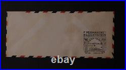 1941 Philadelphia PA First Day Cover Crosby Cachet 20 Cent US Airmail Seaplane