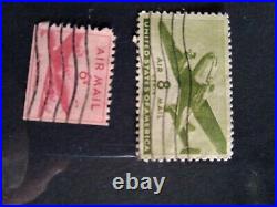 Air mail stamps us