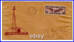 C12 Winged Globe Airmail 5c FDC 1930 Beazell Cachet Planty #1b CV$400