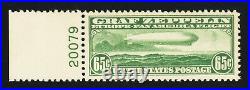 #C13, 65c Graf Zeppelin Green, Pl #20079, XF-OG-NH, very well-centered