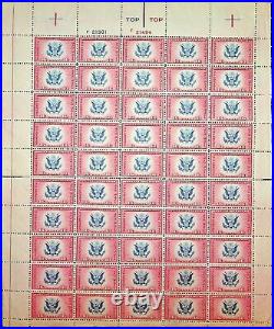 CE2 AIR POST SPECIAL DELIVERY STAMPS. Airmail. Rare Sheet of 50 MNH. OG