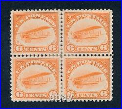 Drbobstamps US Scott #C1 Mint Hinged XF Centerline Block of 4 Airmail Cat $275