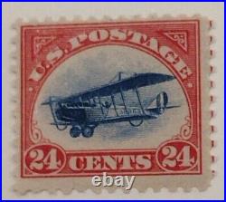 Number C3- 1918-24 Cent Postage Stamp Rose Blue Mint Stamp Extra Fine