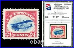 Scott C3 1918 24c Jenny Airmail Mint Graded XF 90J H Light CC with PSE CERT