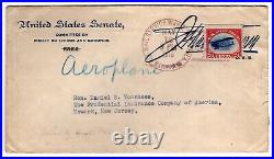 US 1918 Sc C3 Washington NY Philadelphia Airmail Service May 18 From Senator