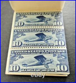 US Air Mail Stamp Complete Booklet 1927 Lindbergh 10c #C10a MNH