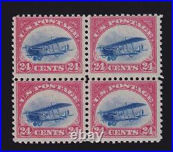 US Airmail Stamp Scott #C3 24c Jenny MNH Block of 4