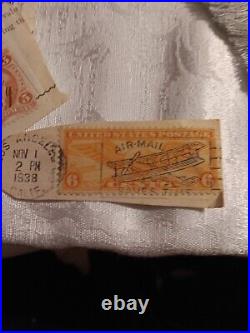 US Stamp #C19 Winged Globe 6c PSE Cert USED Special Biplane Cancel
