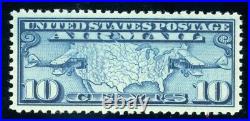 US Stamp #C7 Maps & Planes 10c PSE Cert XF-SUP 95 MNH SMQ $100.00