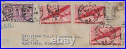 US WW2 Philately Firestone Airmail Special Delivery Stamp Cover