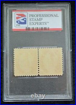 United States Airmail Vertical Pair Scott Catalog C6 Encapsulated by PSE